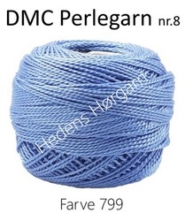 DMC Perlegarn nr. 8 farve 799